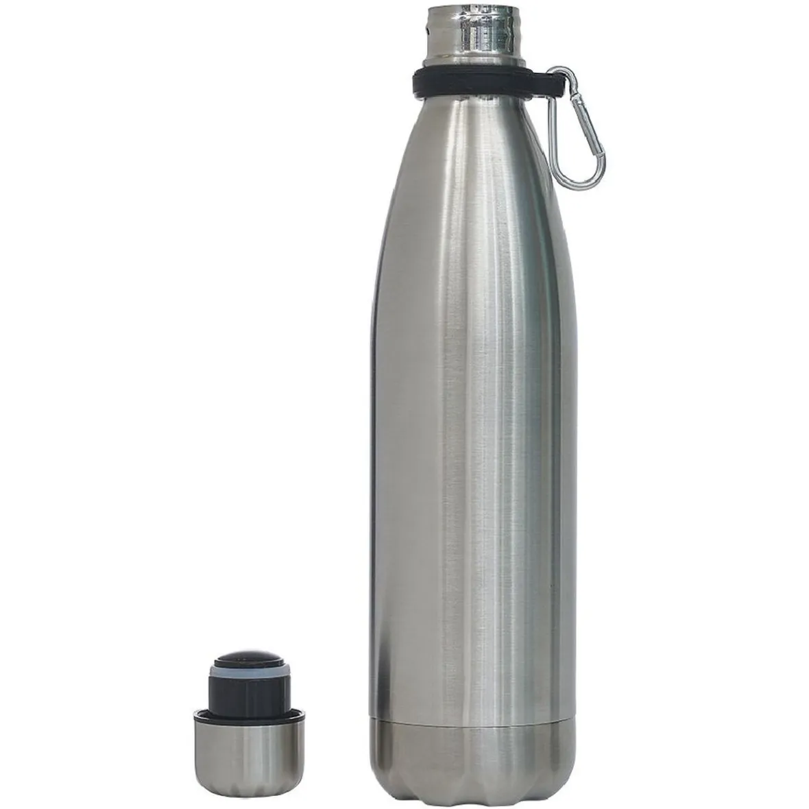 Gifi Conservation Alimentaire^Bouteille isotherme inox double paroi avec compartiment secret 450ml