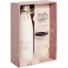 Gifi Conservation Alimentaire^Bouteille isotherme 480ml avec housse rose