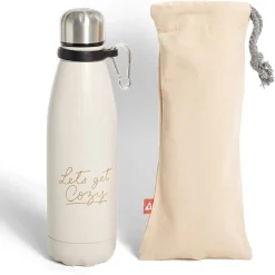 Gifi Conservation Alimentaire^Bouteille isotherme 480ml avec housse rose