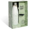 Gifi Conservation Alimentaire^Bouteille isotherme 480ml avec housse vert
