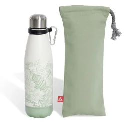 Gifi Conservation Alimentaire^Bouteille isotherme 480ml avec housse vert