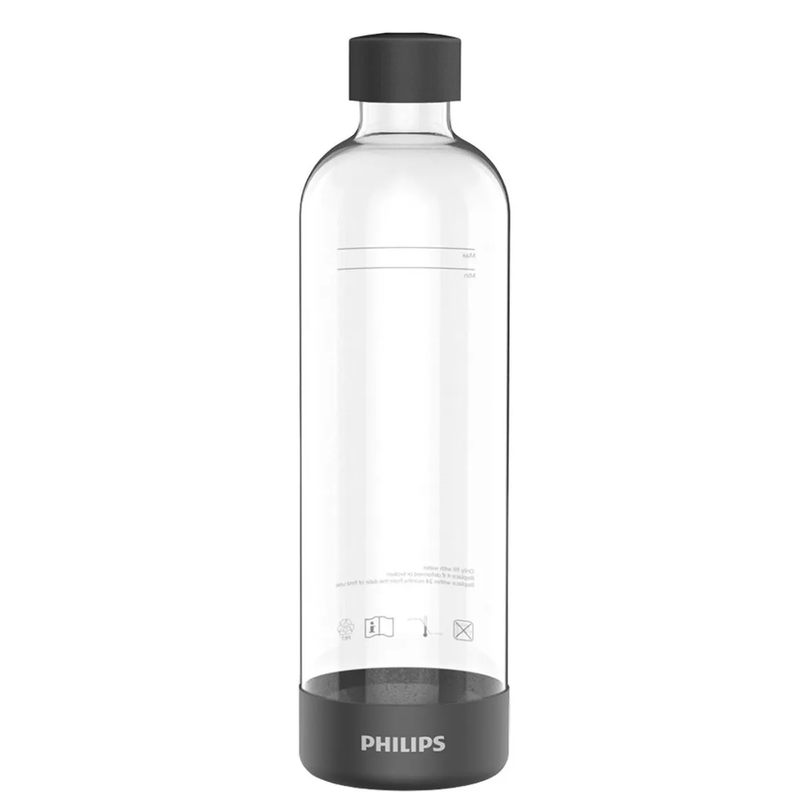Gifi Petit Électroménager^Bouteille 1L pour machine à soda Noir x2