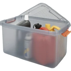 Best Box de rangement à couvercle 43 L gris Rangement