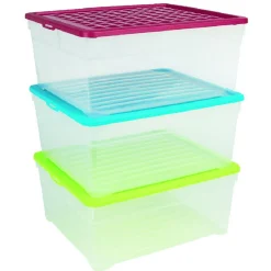 Box de rangement 18 L Curver x3 Rangement