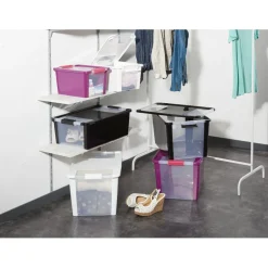 Box de rangement 40 L rose Rangement