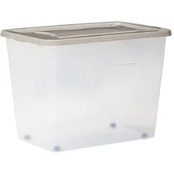 New Box de rangement à roulettes 80 L Rangement
