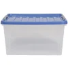 New Box de rangement bleu roi 31 L Entretien Du Linge