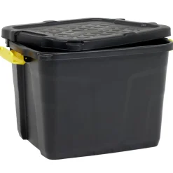 Box de rangement brico noir 42L Rangement