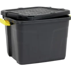 Box de rangement brico noir 42L Rangement