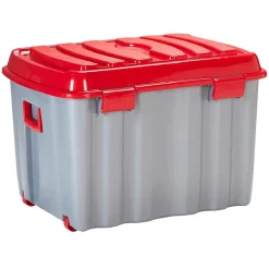Box de rangement brico sur roulettes fermeture clip 142 L Rangement