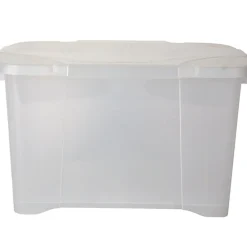 Box de rangement plastique 40 L transparent Rangement