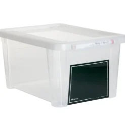Box de rangement plastique et ardoise 5 L Rangement