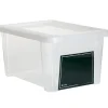 Outlet Box de rangement plastique et ardoise 11 L Entretien Du Linge
