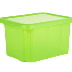 Box de rangement plastique 18 L vert Rangement