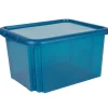 Best Box de rangement plastique 30 L bleu Rangement