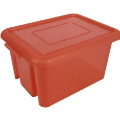Best Box de rangement plastique 55 L corail Rangement