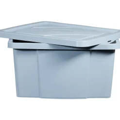 Best Box de rangement plastique bleu 30L x3 Rangement