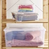 Best Box rangement 48L plastique transparent 57xH27,2x38cm Rangement