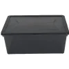 Best Box rangement textile grise 10 L Entretien Du Linge