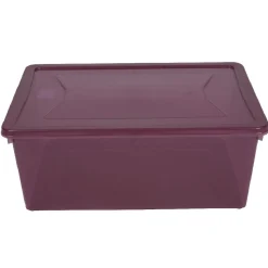 Outlet Box rangement textile violette 10 L Entretien Du Linge
