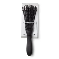 Brosse à cheveux démêlante plate à picots PVC noir^Gifi Online