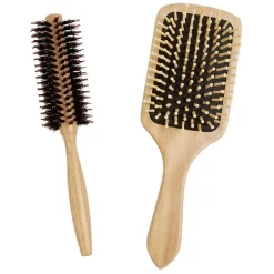 Brosse à cheveux en bambou x2^Gifi Outlet