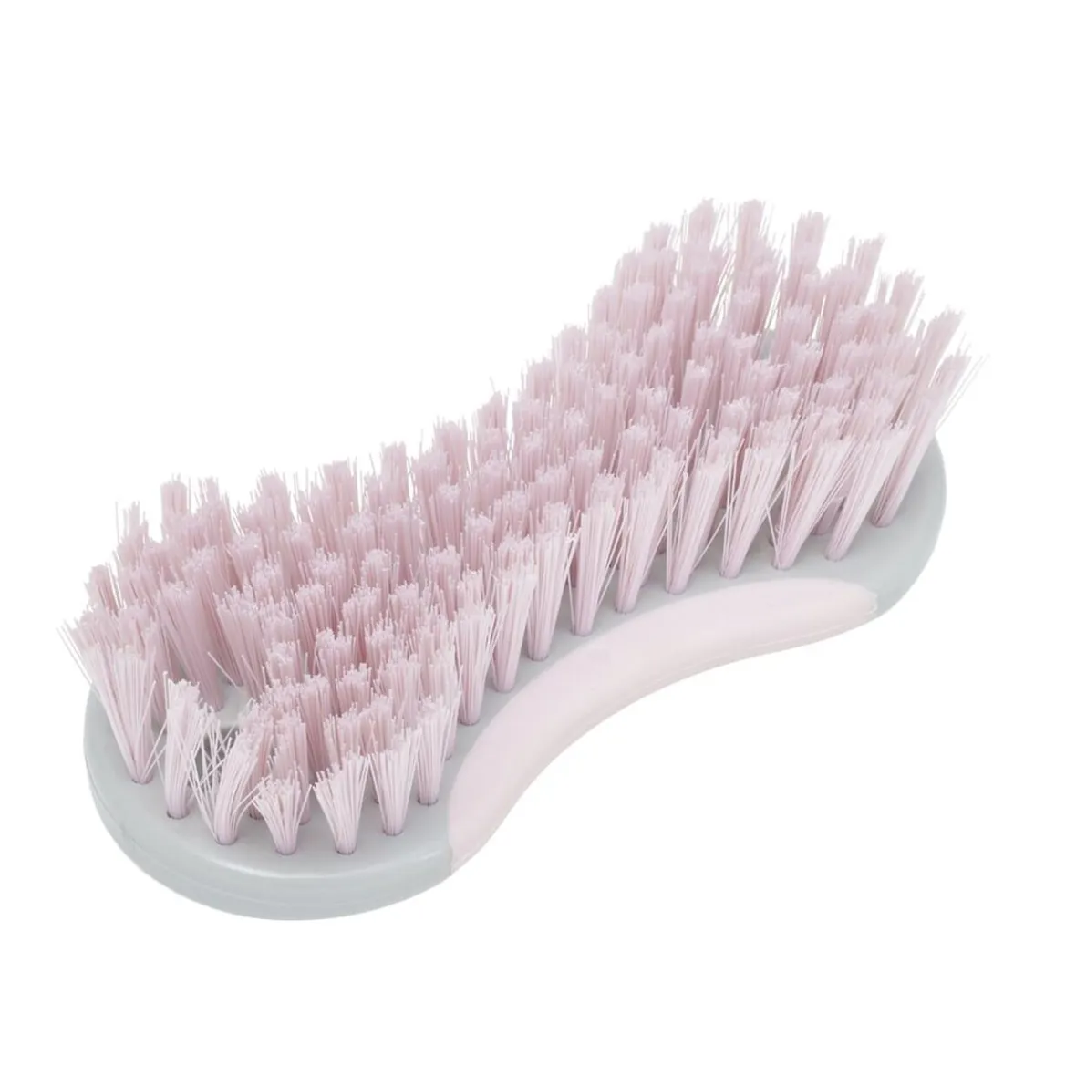 Brosse de nettoyage décorée 16x7x3,5cm rose^Gifi Discount