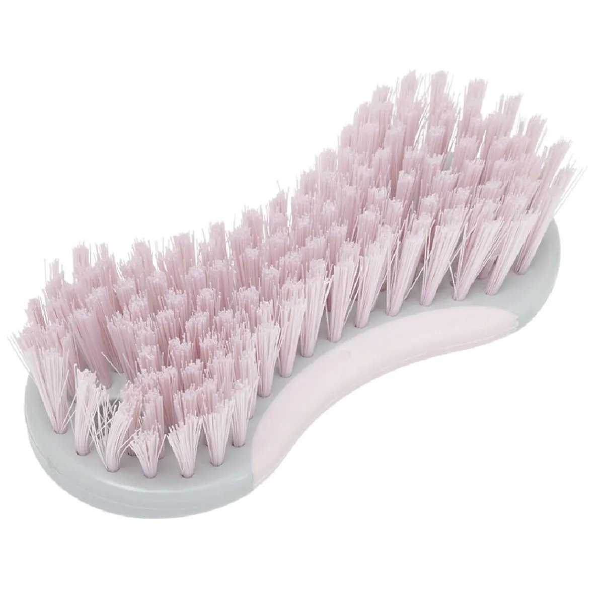 Brosse de nettoyage décorée 16x7x3,5cm rose^Gifi Discount