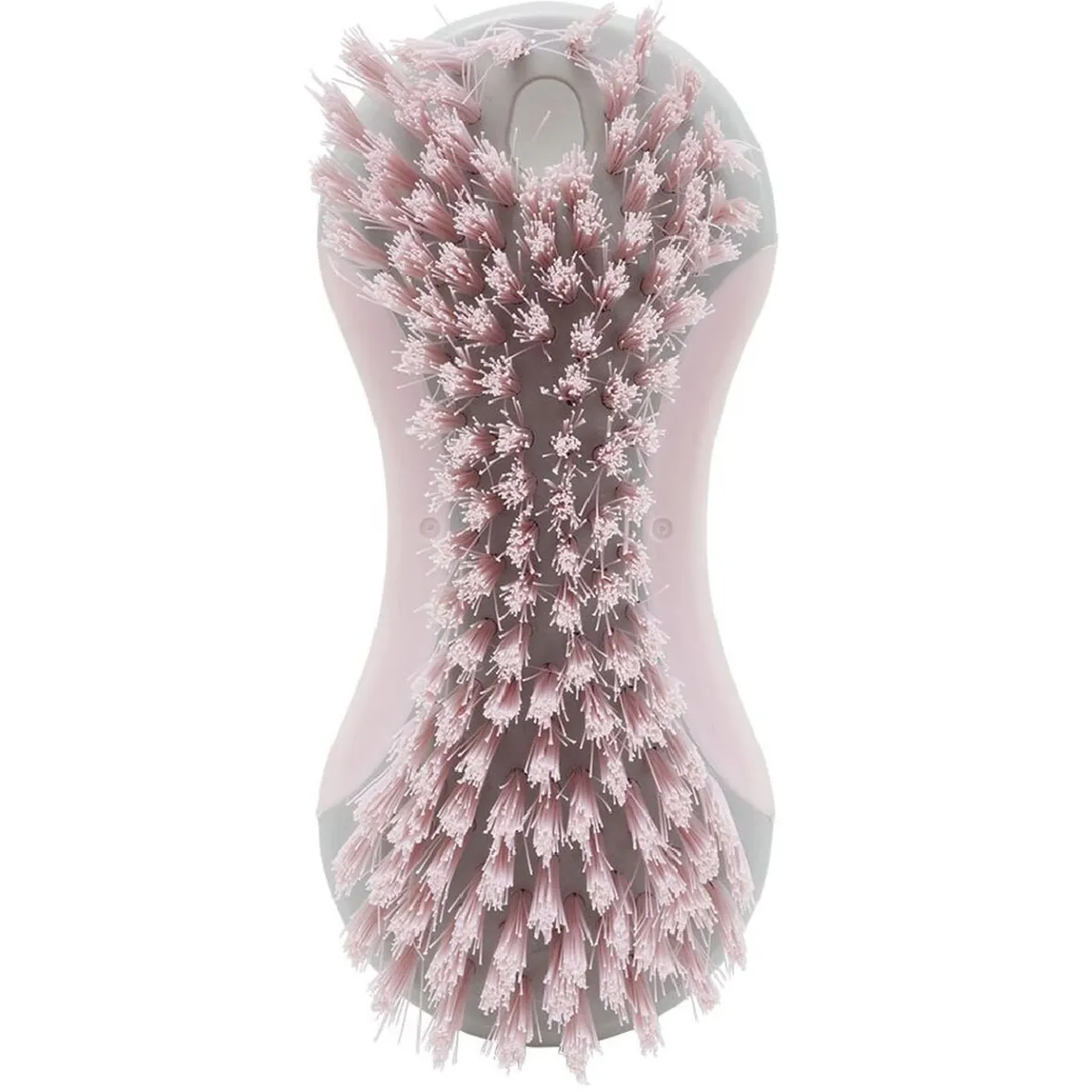 Brosse de nettoyage décorée 16x7x3,5cm rose^Gifi Discount