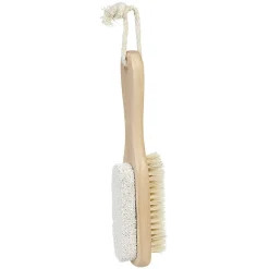Brosse en bois et pierre ponce 2 en 1^Gifi Online