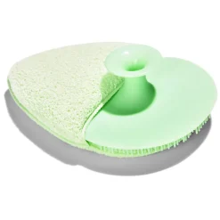 Brosse nettoyante visage en silicone et éponge^Gifi Clearance