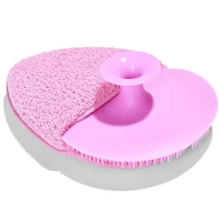 Brosse nettoyante visage en silicone et éponge^Gifi Clearance