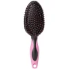 Brosse pneumatique ovale picots perlés pvc fuchsia noir^Gifi Clearance