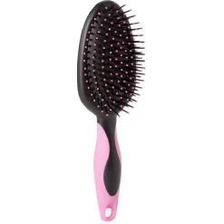 Brosse pneumatique ovale picots perlés pvc fuchsia noir^Gifi Clearance
