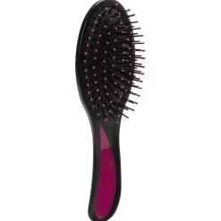 Brosse pneumatique ovale picots perlés pvc noir fuchsia^Gifi Outlet
