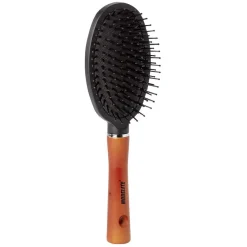 Brosse pneumatique picots perlés manche en bois^Gifi Hot