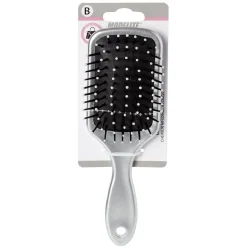 Brosse pneumatique rectangulaire picots perlés pvc gris^Gifi Outlet