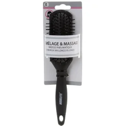 Brosse pneumatique rectangulaire picots perlés pvc noir^Gifi New