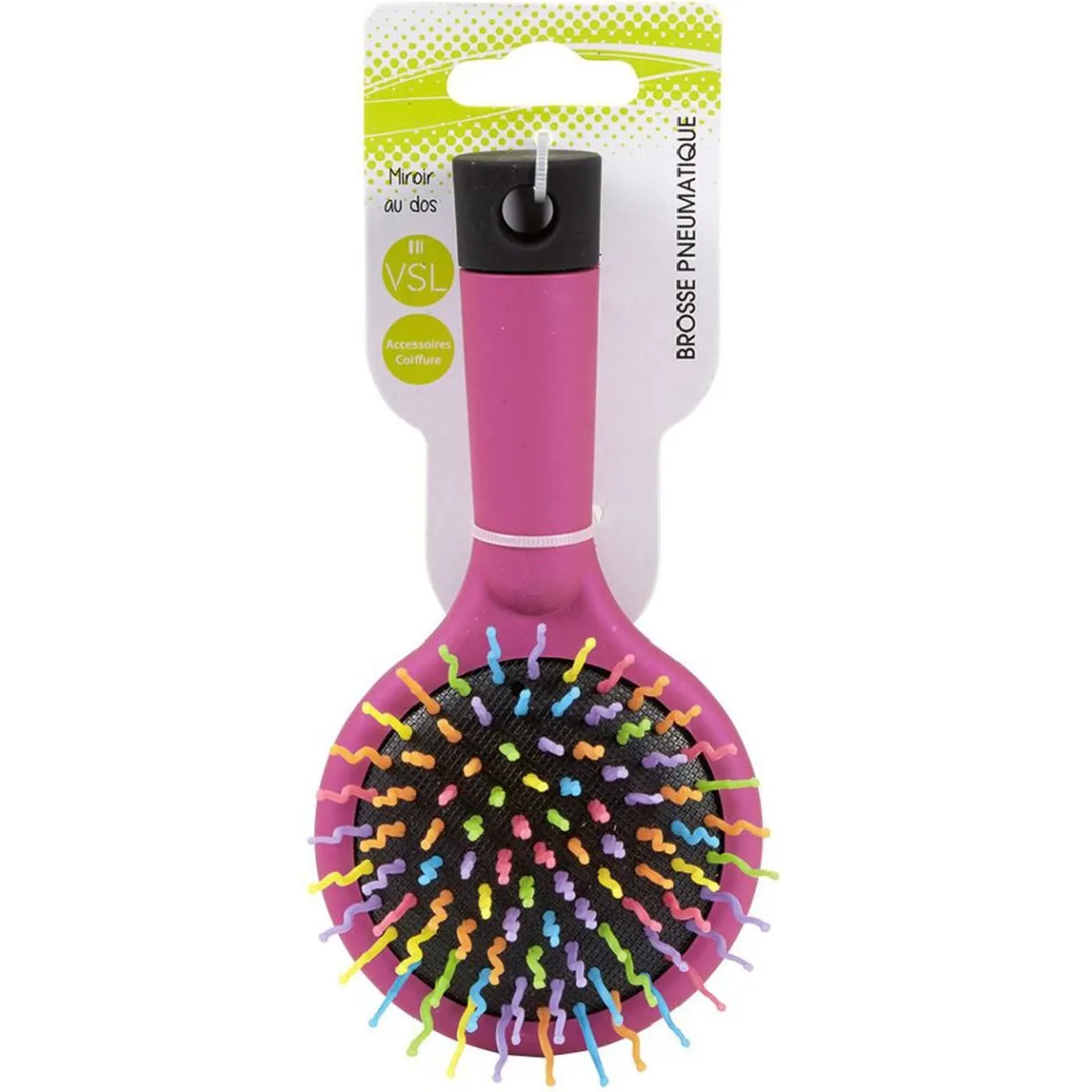 Brosse pneumatique rose^Gifi Discount