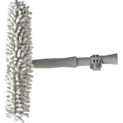Best Brosse téléscopique Homclean embouts x3 gris et bleu Nettoyage Et Entretien