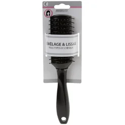 Brosse tunnel multi-usages picots perlés pvc noir^Gifi Sale
