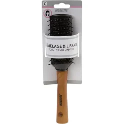 Brosse tunnel multi-usages picots perlés manche en bois^Gifi New