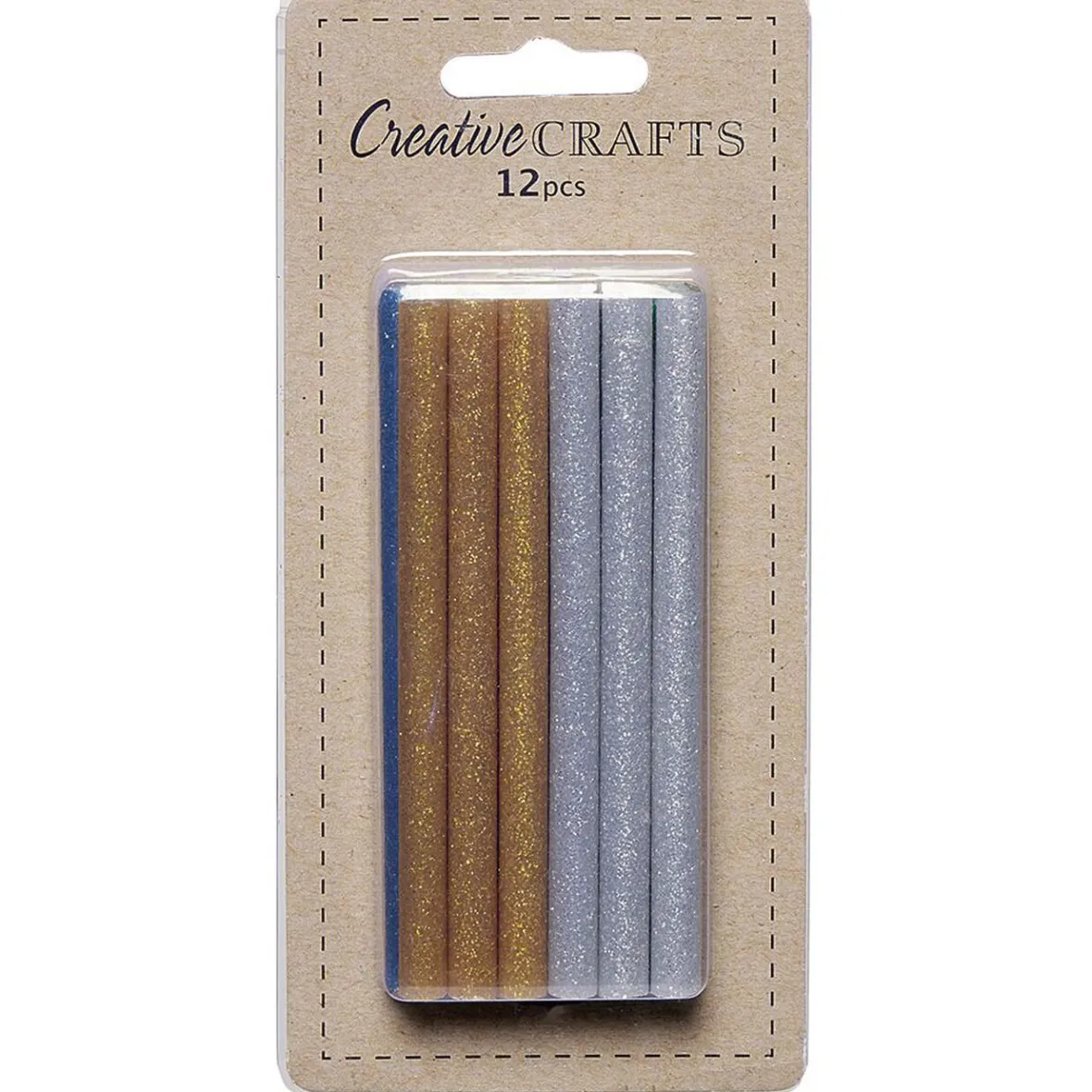 Bâton de colle colorée et paillettée x12^Gifi Discount