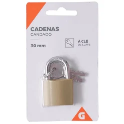 Cadenas à clé acier 30 mm^Gifi Sale