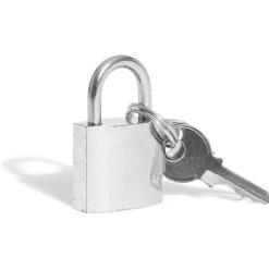 Cadenas en acier gris chromé de 20 mm - 2 clés^Gifi Discount