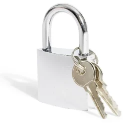 Cadenas en acier gris chromé de 38 mm - 2 clés^Gifi Clearance