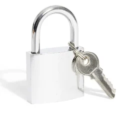 Cadenas en acier gris chromé de 38 mm - 2 clés^Gifi Clearance