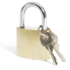 Cadenas en acier massif jaune 38mm - 2 clés^Gifi Hot