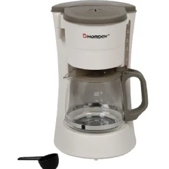 Gifi Petit Électroménager^Cafetière électrique Homday blanche taupe
