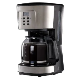 Gifi Petit Électroménager^Cafetière programmable noire et grise 1,5 L